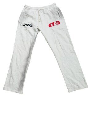 Hellstar If You Dont Like Us Beat Us Sweatpants Sz XL White